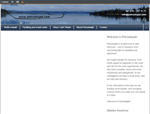 Tablet Screenshot of petruskajak.com